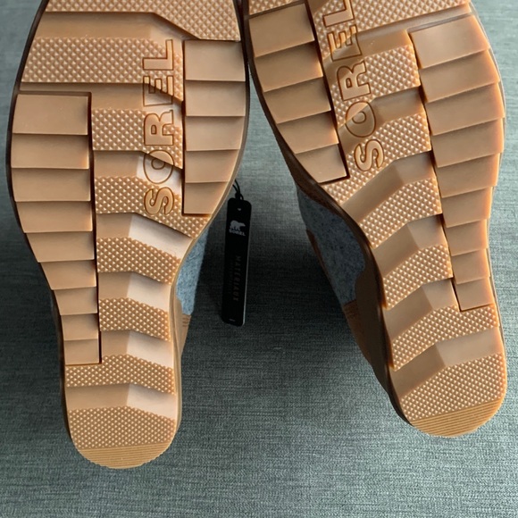 Women's Sorel Evie Lace-up Wedge Bootie - Brown - Ankle boots 11 NIB - Picture 6 of 7